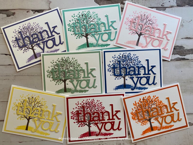 Thank You Sets of 8 Cards