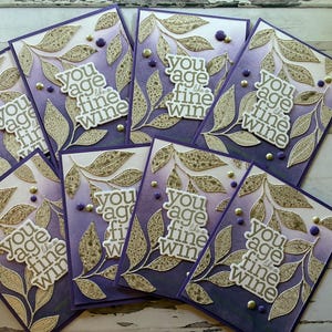 z Birthday You Age Like Fine Wine - Handgemaakte kaarten - Set van 8 inch