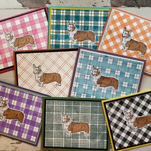 WELSH CORGI - Handmade Note Cards - Set of 8