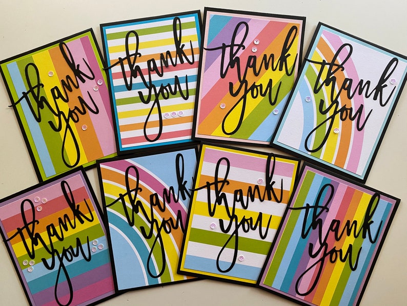 Thank You Sets of 8 Cards