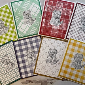 WEST HIGHLAND TERRIER - Handmade Note Cards - Set of 8