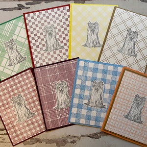 YORKSHIRE TERRIER - Handmade Note Cards - Set of 8