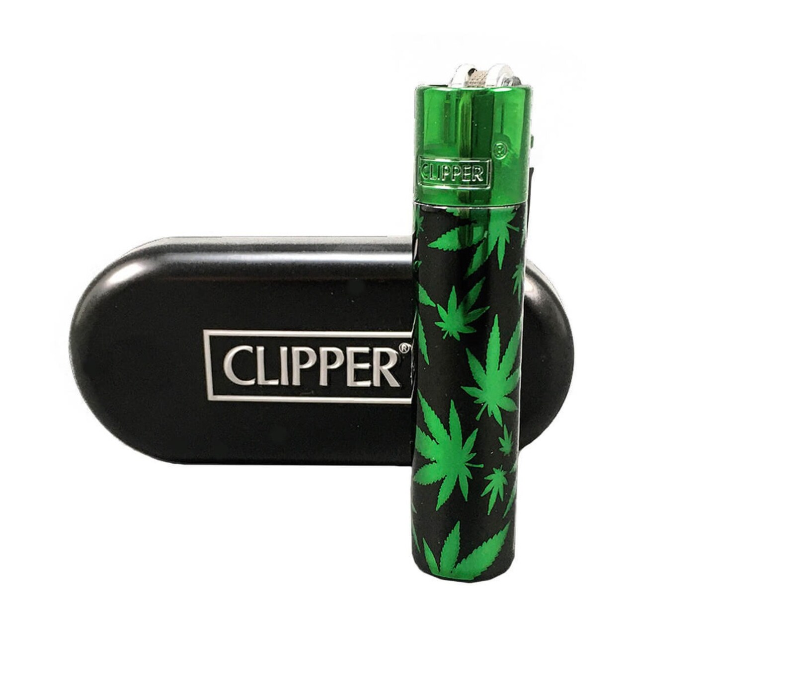 Full Size CLIPPER Flint Lighter Refillable Metal Yellow Bright Etsy