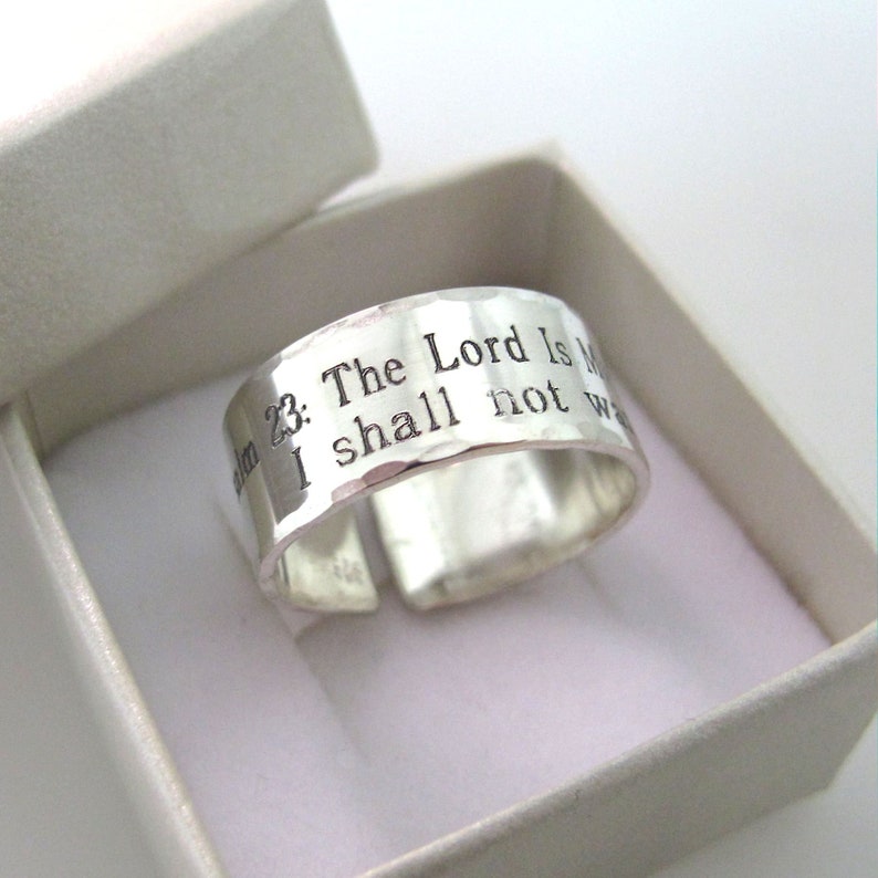 Personalized Sterling Silver Ring for Men Custom Engraved Mens Band Message ring Mens Rings Mens wide band Ring Personalized Rings