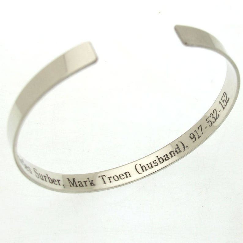 Parkinson Bracelet Sterling Silver Parkinsons Bracelets ID Etsy