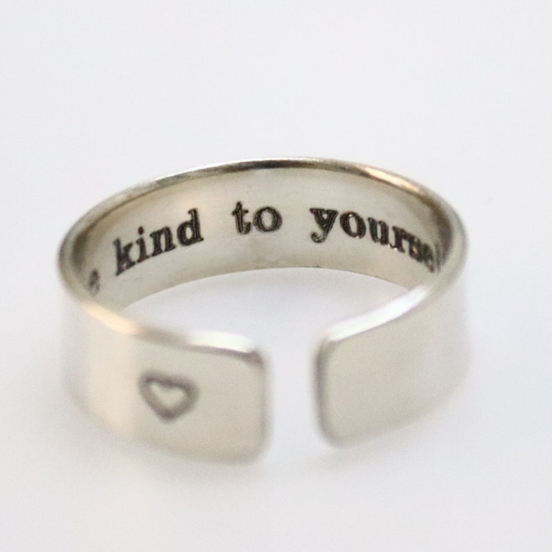 Women's Pinky Ring Personalized Sterling Silver Band Little Finger ...