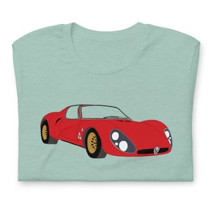 1967 Alfa Romeo Tipo 33 Short-Sleeve Unisex T-Shirt