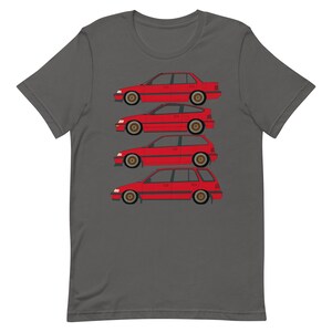 1991 Civic EF Line up Unisex t-shirt