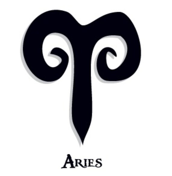 Spiksplinternieuw ARIES Zodiac tatoeages Ram sterrenbeeld Tattoo Aries | Etsy XW-32