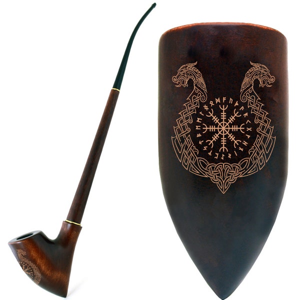 13,2" Tabakpfeife CHURCHWARDEN | Pfeifen - (33 cm) Drakkar