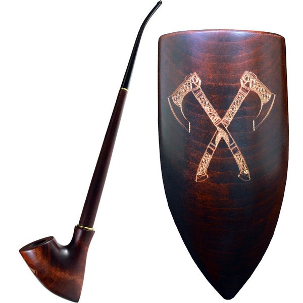 13.2" tabakspijp CHURCHWARDEN | pijpen - (33 cm) Vikingen, Valhalla