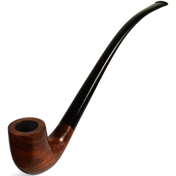 10.2'' Long Tobacco Smoking Pipe - (26cm) for 9mm Filter. Worldwide Shipping.