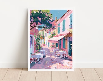 French Street Art Print - Paris Photography - European Wall Art - Colorful City Print - Travel Photography Decor