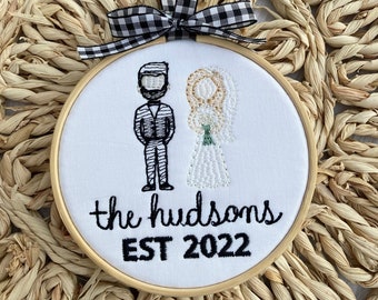 Newlywed Ornament, First Christmas Ornament, Personalized Ornament