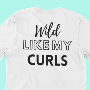 Sauvage comme mes boucles, Curly girl svg