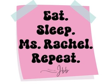 Sig.ra Rachel SVG, Sig.ra Rachel PNG, Cricut Sig.ra Rachel