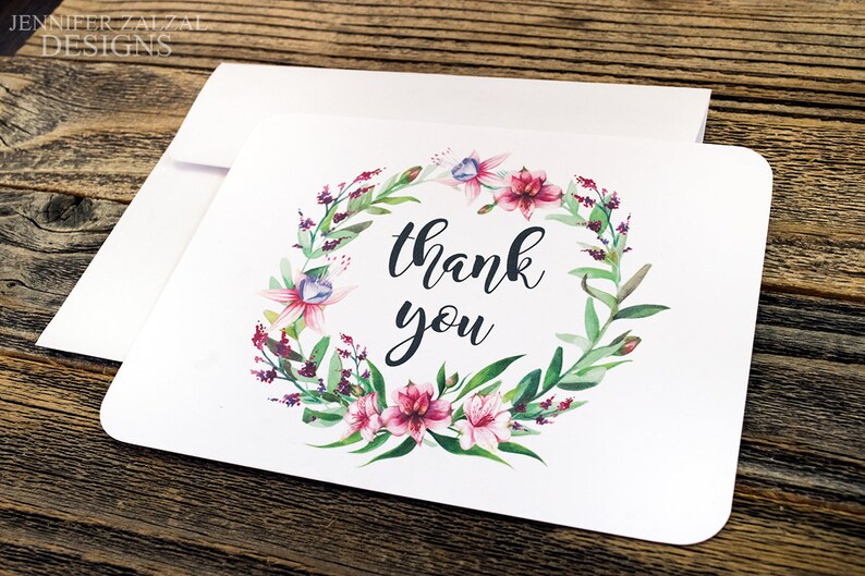 Wedding Notecard Greenery Thank You Notecard Set Rustic Note Cards Floral Notecard Set Personal Notecard. Rustic Thank You Notecards