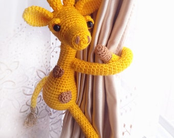 Giraffe Tie Backs Etsy