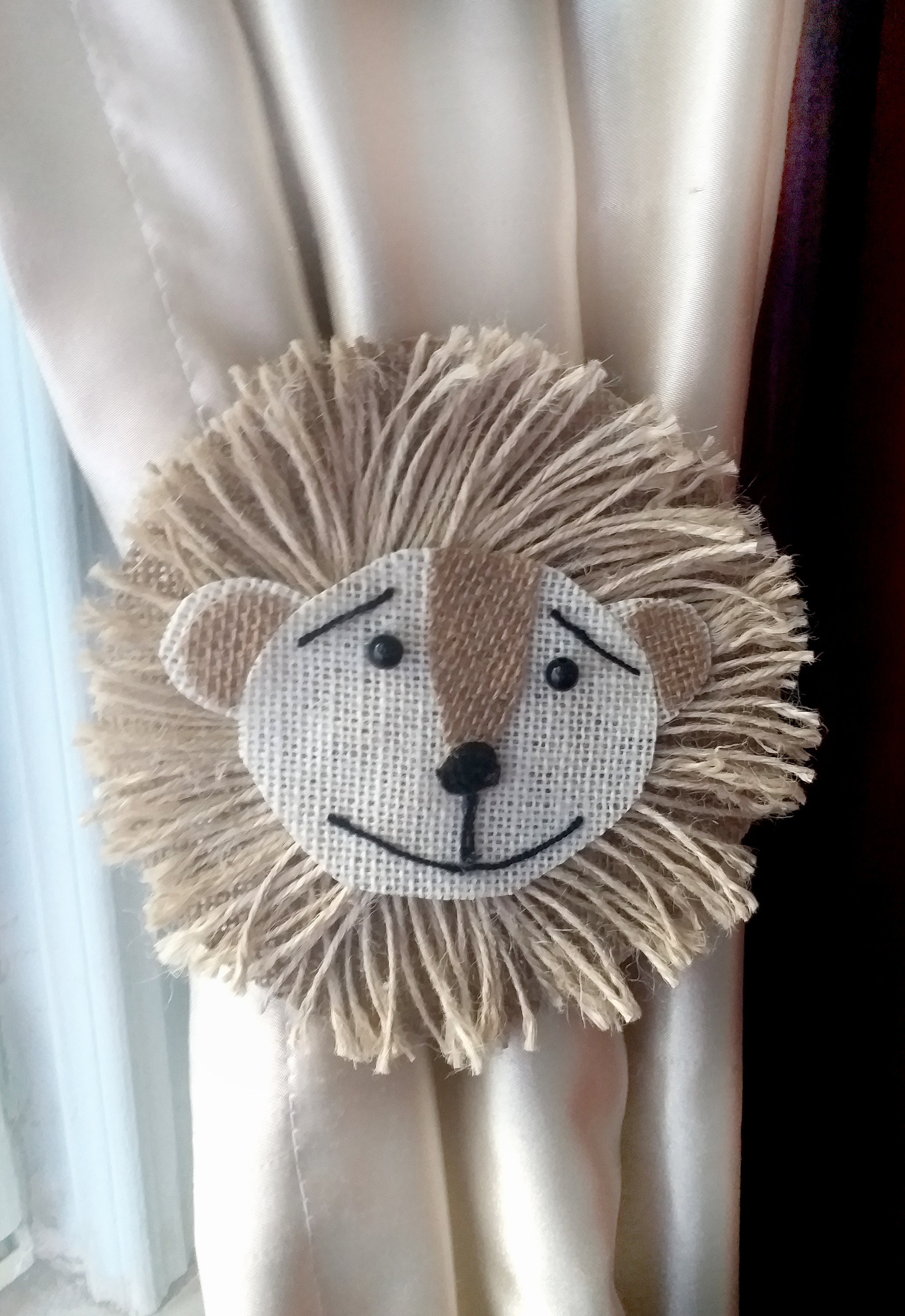 Lion Curtain Tie Back1 Pcsanimal Curtainssafari Etsy
