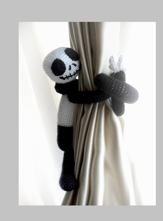 Curtain Tie Back1 Pcsjack Skellingtondecoration Etsy