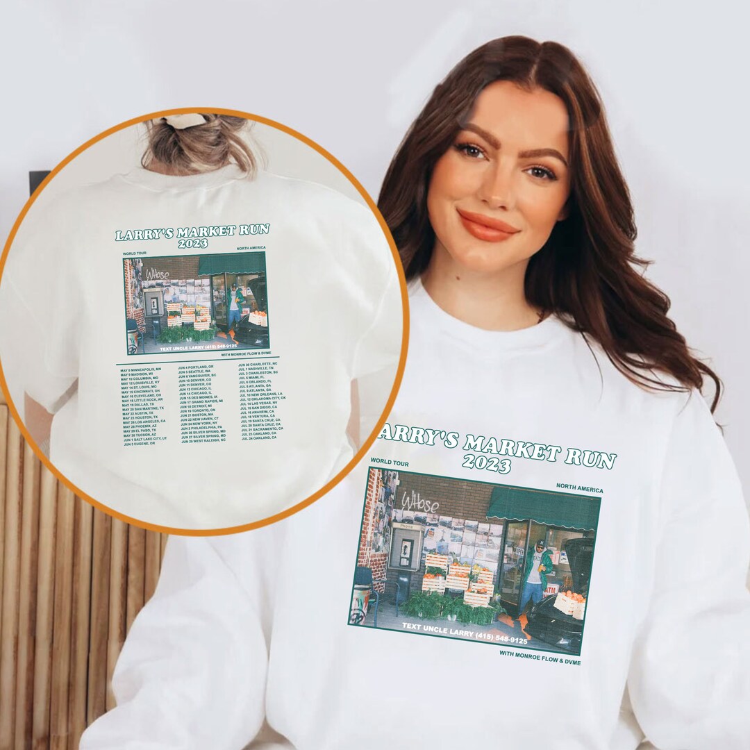 Larry's Market Run 2023 World Tour Png Larry June Fan Etsy