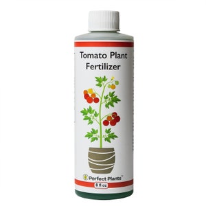 Perfect Plants Tomato Plant Fertilizer in 8oz. Bottle | Help Your Vegetable Garden Thrive | Rich in Essential nutrients