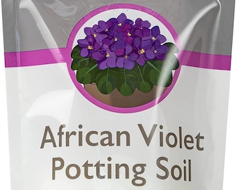 Perfect Plants African Violet Potting Soil 2qt. | Perfectly Draining Organic Plant Mix for Potted Violets