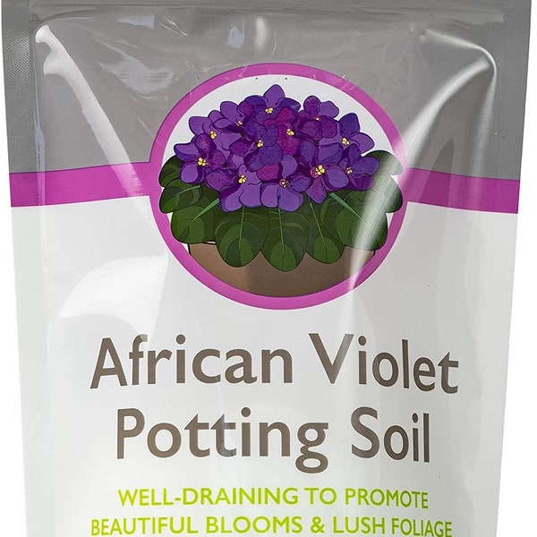 Perfect Plants African Violet Potting Soil 2qt. | Perfectly Draining Organic Plant Mix for Potted Violets