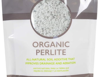 Organic Perlite, All natural, For outdoor plants & indoor plants, Drainage management and growth,  Made in USA