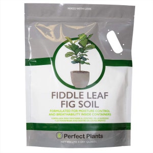 Fiddle Leaf Fig Soil, Premium professional soil blend, For all variety of Ficus lyrata or other ficus varieties, Indoor and outdoor use