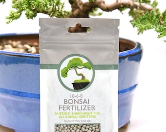 Fertilizante para bonsáis, liberación lenta para un enriquecimiento prolongado, para todas las variedades de bonsáis.