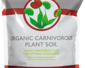 Organic Carnivorous Plant Soil, Perfect for Venus fly traps, Pitcher Plants and other carnivorous plants