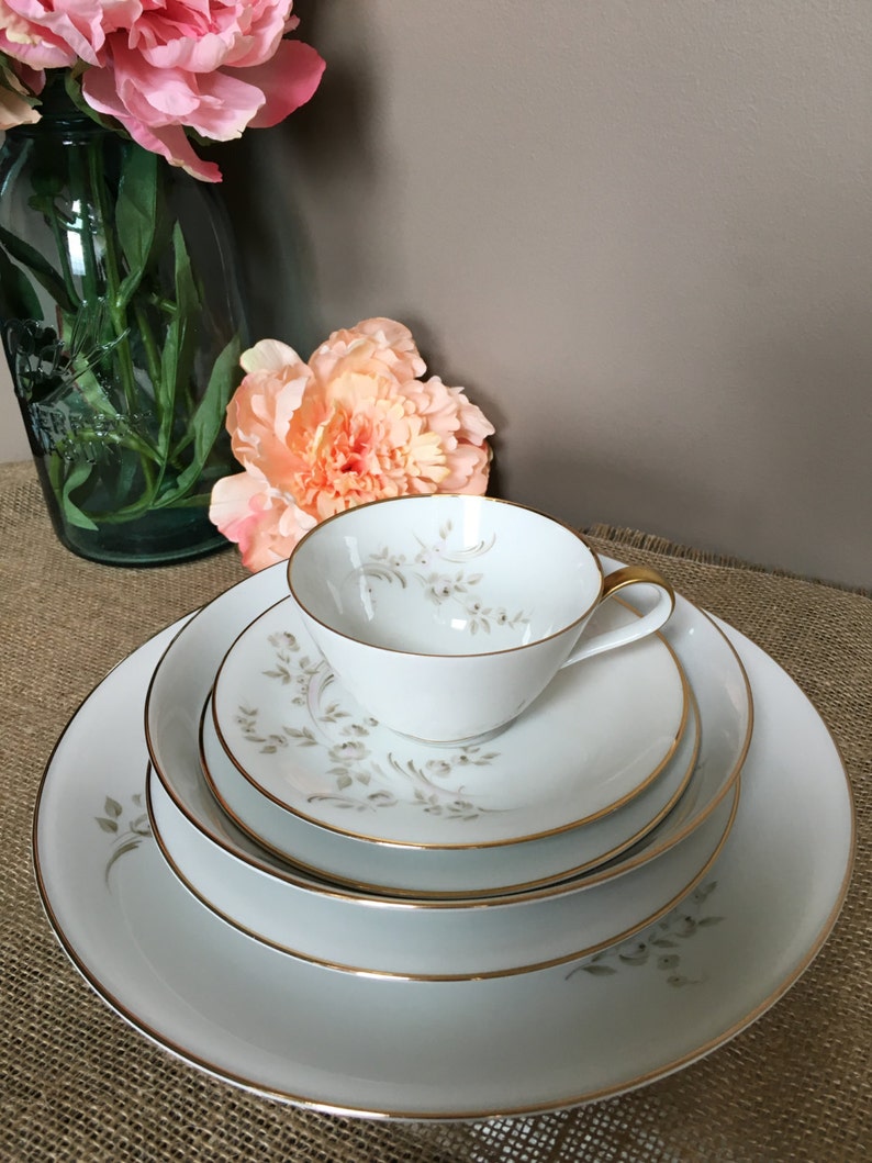 6 Piece Set Vintage Heinrich Royal Selb Germany Dinnerware Etsy