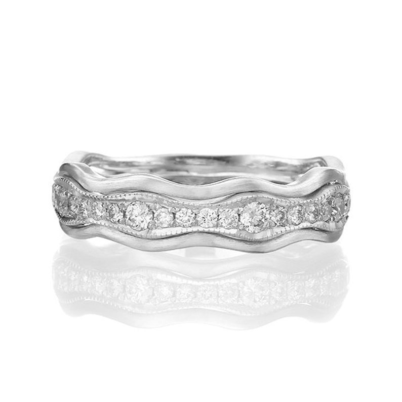 Diamonds band Wedding ring woman wedding ring Unique Etsy