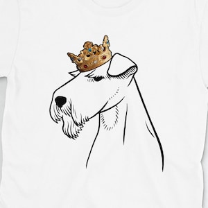 Welsh Terrier Shirt: Welsh Terrier Wearing Crown Short-Sleeve Unisex T-Shirt
