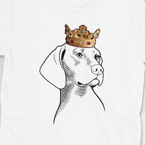 Plott Hound Shirt: Plott Hound Wearing Crown Short-Sleeve Unisex T-Shirt