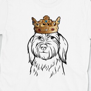 Australian Labradoodle Shirt: Australian Labradoodle Wearing Crown Short-Sleeve Unisex T-Shirt