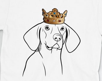 Treeing Walker Coonhound Shirt: Treeing Walker Coonhound Wearing Crown Short-Sleeve Unisex T-Shirt