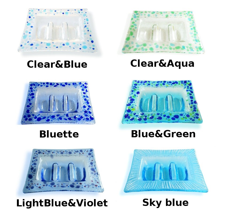 Gift Box Murano Glass Soapdish With Scented Soap Elegant Etsy UK