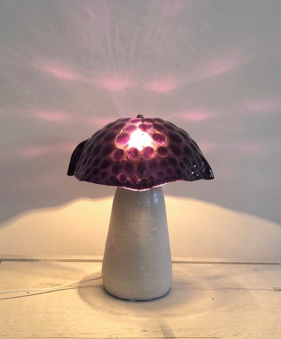 Lampe champignon grand modèle Rouge - Made in Bébé