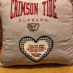 Memory Pillows FULL 16 X 16 Pillow Complete with Monogrammed Verse and Name PERFECT Christmas Gift image 5