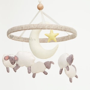 Lullaby Sheep Felt Mobile