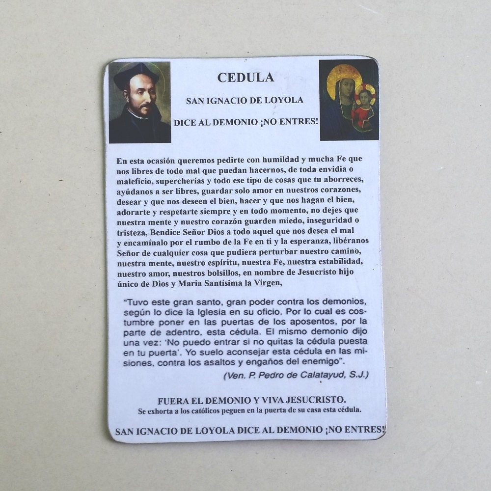 Cedula De Proteccion De San Ignacio De Loyola Kulturaupice