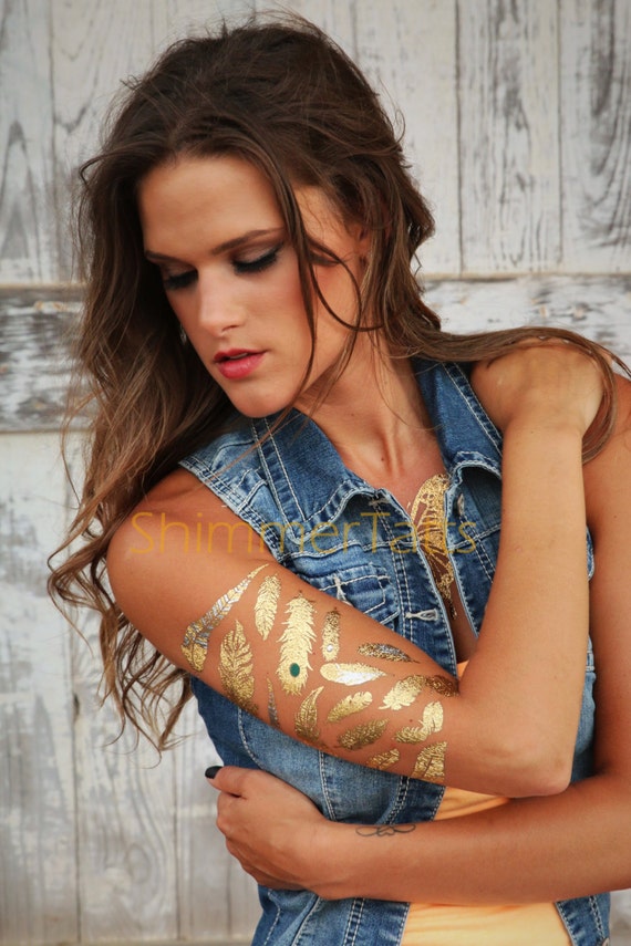 Hippie Jewelry Gold Hippie Necklace Gold Hippie Bracelet Hippie