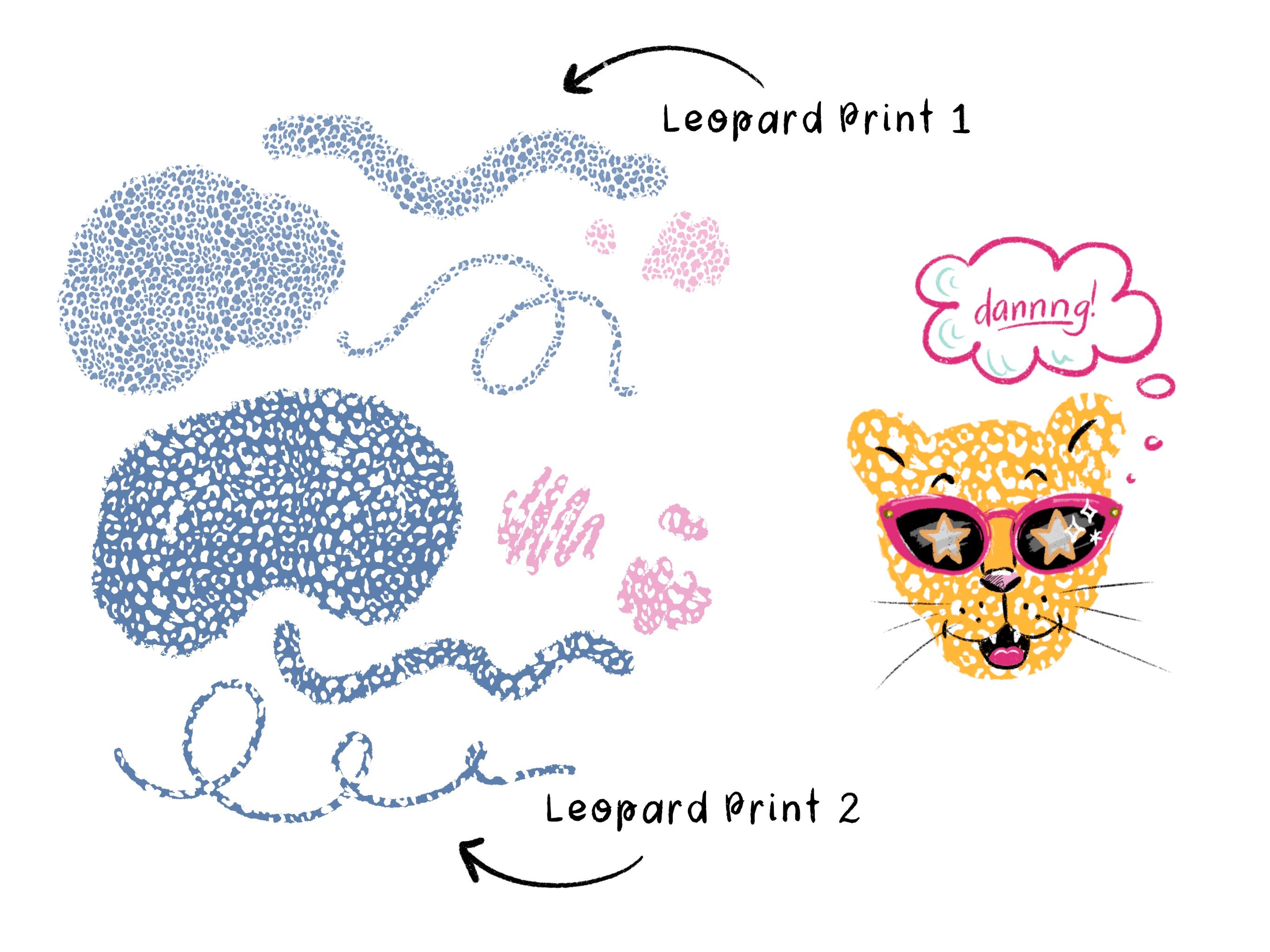 Animal Adventure Procreate Brush Bundle, Animal Print Brushes, Digital ...