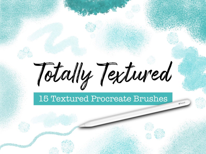 Totally Textured Procreate Texture Brush Bundle || Bonus: Procre Totally Textured Procreate Texture Brush Bundle || Bonus: Procre