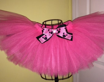 Pink tutu...Minnie Mouse tutu! Colors can be changed!