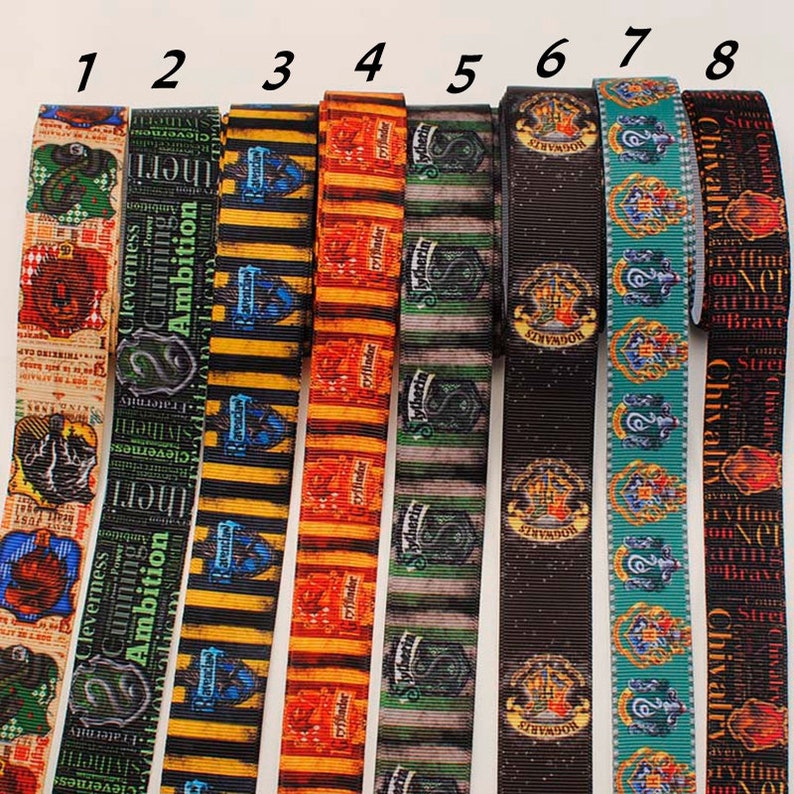 1wide 10 yards Harry Potter Grosgrain Ribbons for DIY | Etsy