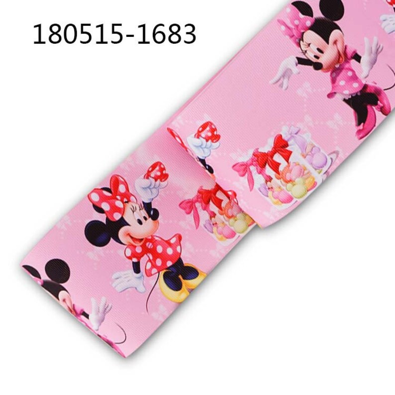 3 DISNEY RIBBON Cute Disney Ribbon with Mickey Mouse Etsy