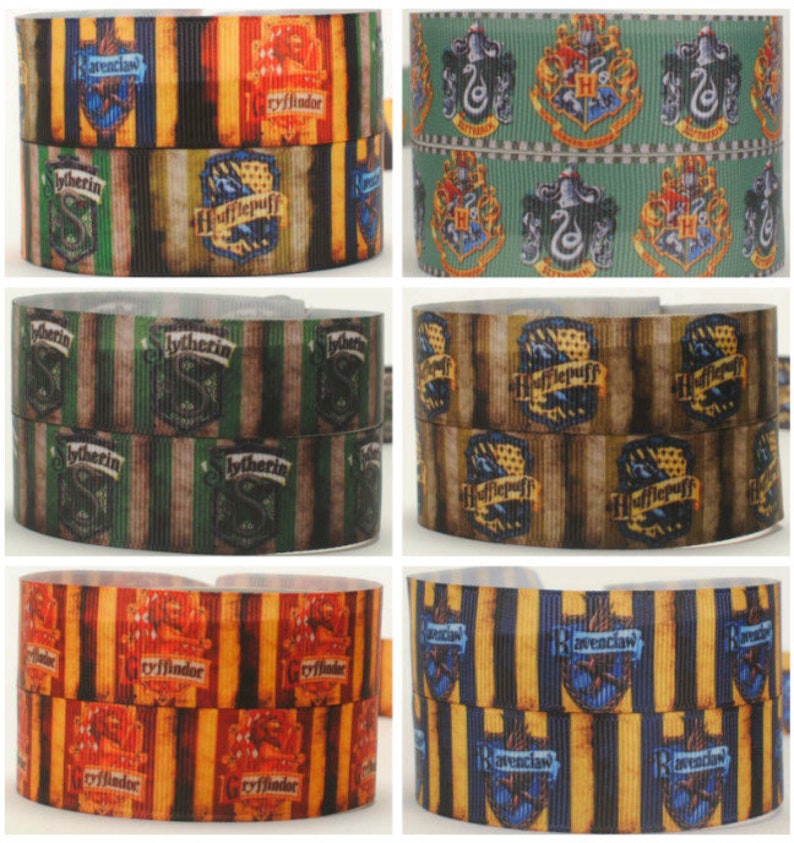 22/25/38/75 mm Harry Potter Grosgrain Ribbon 10 yards | Etsy